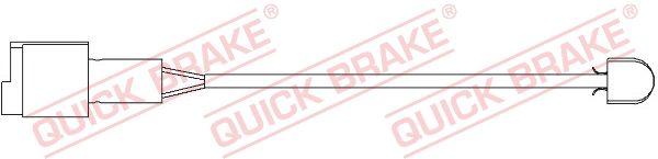 QUICK BRAKE Сигнализатор, износ тормозных колодок WS 0149 A